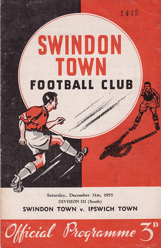 <b>Saturday, December 31, 1955</b><br />vs. Ipswich Town (Home)